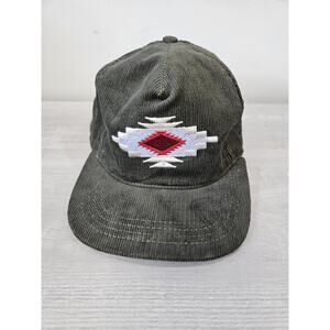Green Corduroy Mixed Color Strapback Hat Cap The Ampal Creative